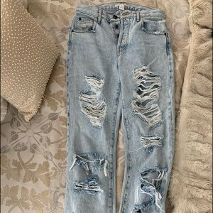 Alice + Olivia Ripped Jeans